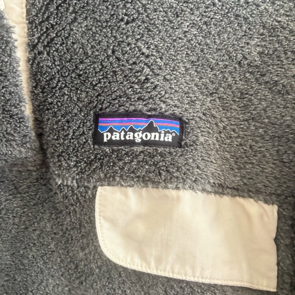 Patagonia Women’s Re-Tool Snap-T Fleece Pullover Gray & Cream Sz M - Picture 5 of 13